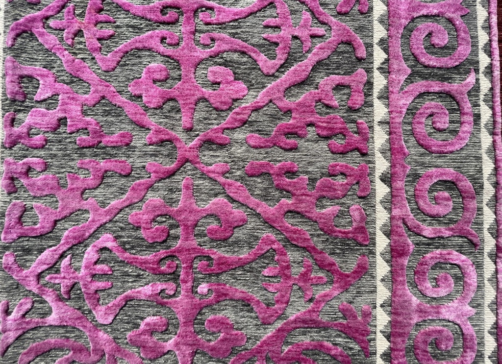 Teppich modern, Relief-Design